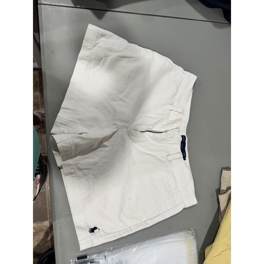 Ralph Lauren White Athletic Shorts